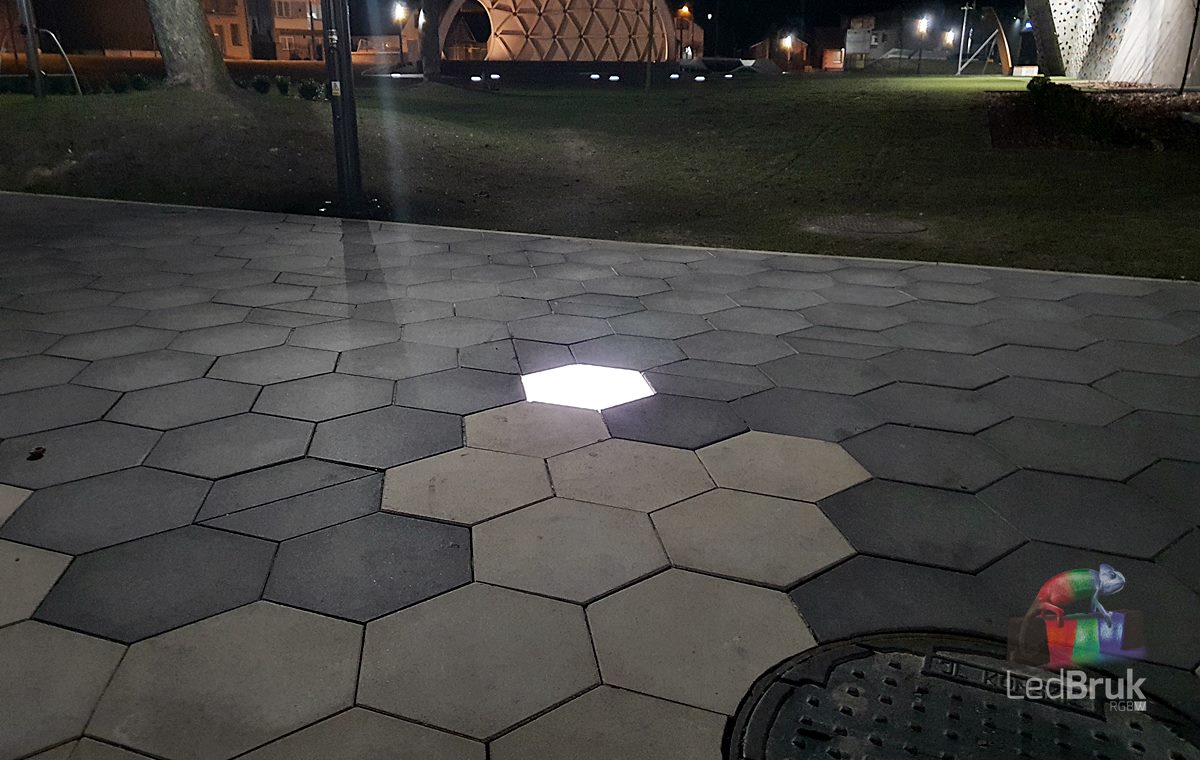 świecąca płyta brukowa chodnikowa LedBruk LED 24V Adamów